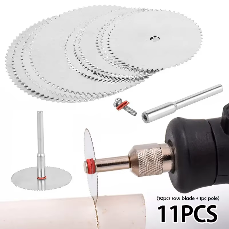 11PCS 마이크로 원형 톱날 액세서리 전기 연삭 절단 - Cordless Rotary Tool Kit Accessories 리뷰 및 가격