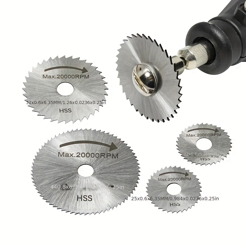 6Pcs 미니 원형 톱날, Hss 커팅 디스크, 목재  - Cordless Rotary Tool Kit Accessories 리뷰 및 가격